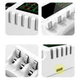 thumbnail image 4 of LCD Battery Charger USB Intelligent Charger With 4 Slots For Rechargeable Batteries Li-Ion Batteries, 4 of 8