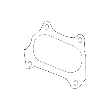 Genuine OE Honda Flange Gasket - 18115-5A2-A01 Fits select: 2016-2020 HONDA CIVIC LX, 2016 HONDA CR-V EX
