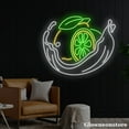 thumbnail image 2 of Glowneon Lemony Neon Sign, Lemonade LED Sign, Lemon LED Neon Light, Juice Fruit Shop Decor, 2 of 5