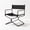Black, variant on Yomsum Portable Leather Sling Chair with Steel Frame, Low-Profile Outdoor Camping Chair for Beach, Fishing, Patio, Events and Travel