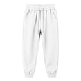 thumbnail image 3 of OGLCCG Kids Boys Sweatpants Fleece Drawstring Workout Athletic Jogger Pants with Side Pockets Cuff Bottom Active Pants Size 7, 3 of 6