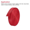 thumbnail image 4 of Unique Bargains Flat Nylon Webbing Strap 1 Inch 30 Yards Red for Backpack, Luggage-rack, 4 of 6