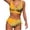 Yellow, variant on Mefallenssiah Women'S Swimsuits Women'S Sexy Split Bikini Two-Piece Print Beach Swimsuit Swimwear Beachwear Bathing Suits