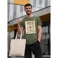 thumbnail image 2 of Mycological Study T-Shirt Men -Naomi McCavitt Designs, Male 3X-Large, 2 of 4