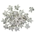 thumbnail image 2 of Cuentas de joyería DIY Strade Fareast Limited 6x50 Uds Plata Tibetana Tortuga Espaciador, 2 of 8
