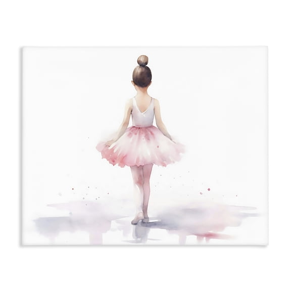 Stupell Industries French Country Ballerina Facing Away Canvas Art, 20 x 16, by Creative Studio