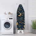 thumbnail image 3 of Kuiaobaty Golden Butterfly Blue Ironing Board Cover Soft Heavy Duty Iron Covers Protective Scorch Polyster Dust Cover Standard Size 15 x 54 Inch for Ironing Board Home Decor, 3 of 5