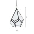 thumbnail image 2 of Better Homes & Gardens Metal and Glass Diamond shaped Hanging Terrarium, 6.2 in Dia x 8.9 in H, 2 of 8