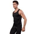 thumbnail image 2 of Tight Training Pro Men Sports Fitness Basketball Running Vest Stretch Perseverance Quick Vest Male T-shirt, 2 of 7