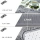 thumbnail image 3 of Alfombra redonda gris para habitación de niños, niñas adolescentes, linda alfombra esponjosa y peluda para la decoración del hogar de la habitación del bebé, alfombra circular suave de 1,2 m para sal JAMW Sencillez, 3 of 5