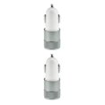 thumbnail image 2 of Cateissary 2.1A 1A Aleación 2 puertos USB de coche USB dual de carga inteligente universal para para teléfono móvil Android Gris 2piezas, 2 of 6