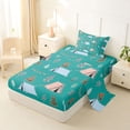 thumbnail image 2 of Erosebridal Kids Teens Jungle Adventure Twin Sheet Sets 3pcs,Boys Girls Woodland Camping Theme Bedding, 2 of 5