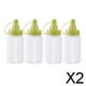 thumbnail image 1 of Botellas exprimibles pequeñas de 2x4 piezas, tarros de especias vacíos, botellas 2 piezas, 1 of 8
