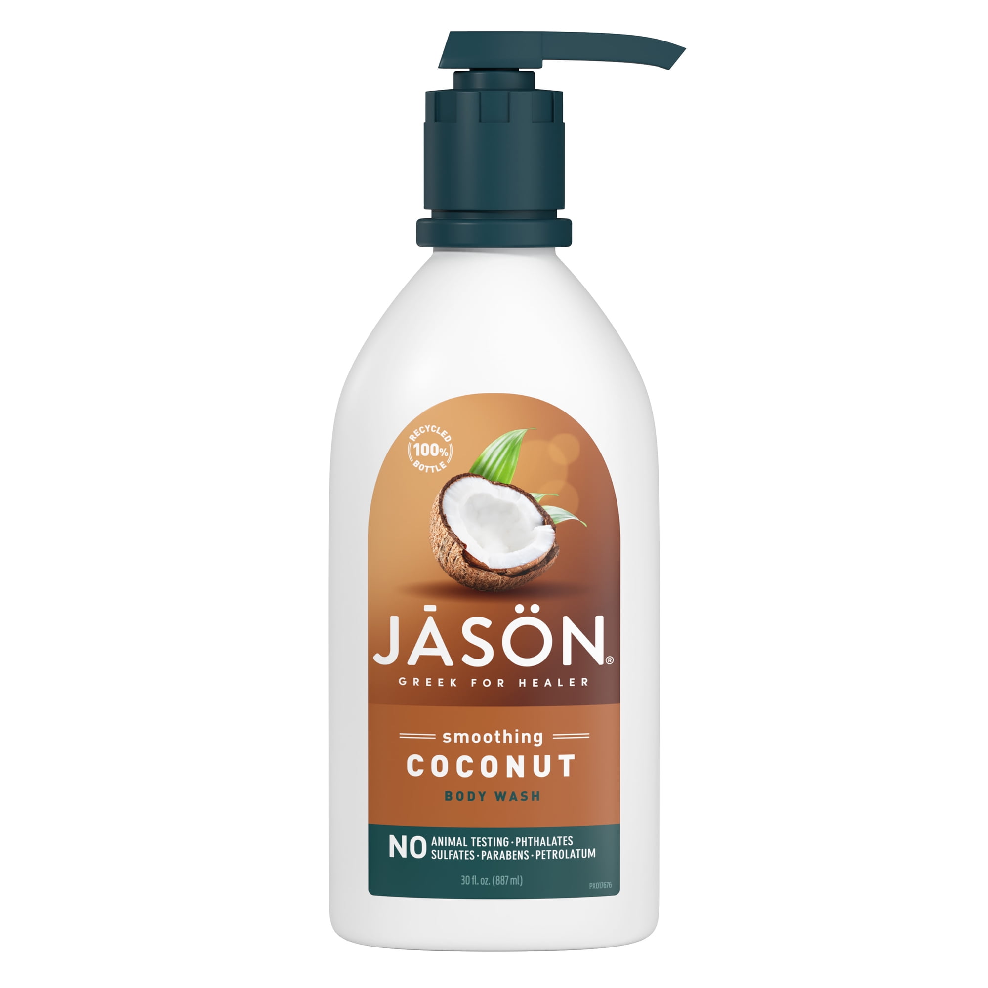 JASON Smoothing Body Wash, Coconut, 30 fl oz