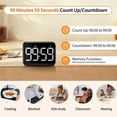 thumbnail image 4 of VOCOO Kitchen Timer for Cooking, Magnetic Countdown Count up Timer with Loud Volume, Easy for Kids Teachers Seniors to Use, 4 of 8