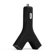 TYLT Y-Charge Qualcomm Quick Charge (2.0) 2 Port Car Charging Adapter - Black