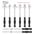thumbnail image 2 of 8pcs Carburetor Adjustment Tool for Common 2 Cycle Carburator Engine - Carburetor Adjustment Tool Set Carburetor Tune up Adjusting Tool, 2 of 7