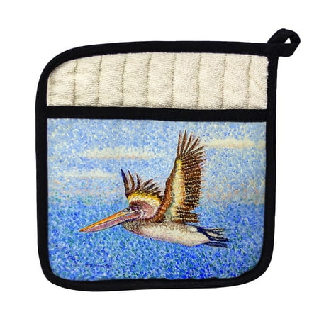 

Betsy Drake PT1341 Flying Pelican Pot Holder