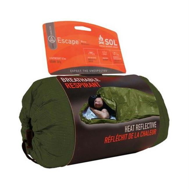 Adventure Medical 0140 1229 Sol Escape Bivy Od Green Walmart Com Walmart Com