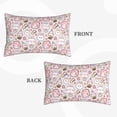 thumbnail image 2 of Lsque Cute Rabbit Pattern Pillow Case – Soft & Cozy Throw Pillow Cover, Hypoallergenic Cushion Case for Sleeping Women with Envelope Closure-20"x30", 2 of 6