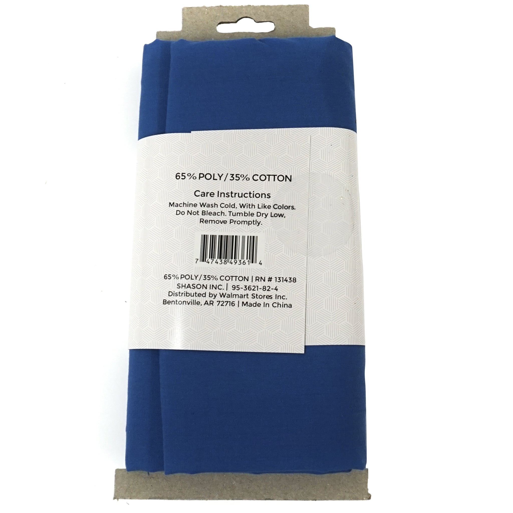 Shason Textile 45" (2 Yards Cut) Craft Projects Quilting Poly Cotton Fabric, Royal