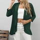 thumbnail image 5 of Cárdigan Ligero Cárdigan ligero para mujer Estilo informal Cárdigan drapeado suave para mujer Traje diario Ygjytge Verde M para Mujer, 5 of 7