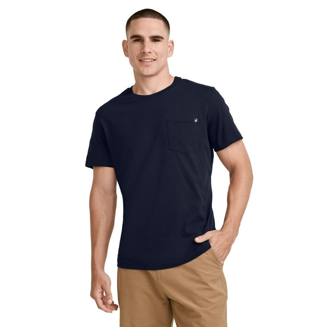 Jockey T-Shirt à Col Ras du Cou pour Hommes avec Poche Legacy