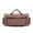 Dark Brown, variant on Barton Battle Bag Premium Duffle Drum Hardware Bag, 32" x 10" x 16", Flint Gray