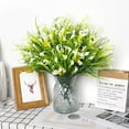 thumbnail image 6 of 24 Bundles Artificial Flowers for Outdoors, Fake Calla Lily Flowers UV Resistant Faux Greenery Plants Outdoor for Spring Summer Garden Porch Window Box Wedding Decor White, 6 of 6