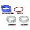 thumbnail image 3 of 4'' 101mm Aluminum Quick Release V-Band Clamp for Intake Intercooler Pipe Blue, 3 of 4