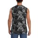 thumbnail image 4 of Balery Black Cats In A Garden Camisetas sin mangas para hombre, absorbe la humedad y protege contra el mal olor.-Small, 4 of 7