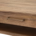 thumbnail image 4 of Benjara Olum 50 Inch Cocktail Coffee Table, Drawers, Lower Shelf, Brown Mango Wood, 4 of 5