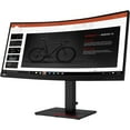 thumbnail image 5 of Lenovo ThinkVision T34w-20 34" WQHD Curved Screen WLED LCD Monitor - 21:9 - Raven Black (61f3gar1us), 5 of 18