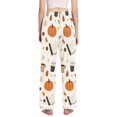 thumbnail image 3 of FORMRS Women's Pajama Pants with Pockets Soft Comfy Loungewear Sleep Bottom, Sizes S-2XL, Hand Drawn Pumpkin, 3 of 8