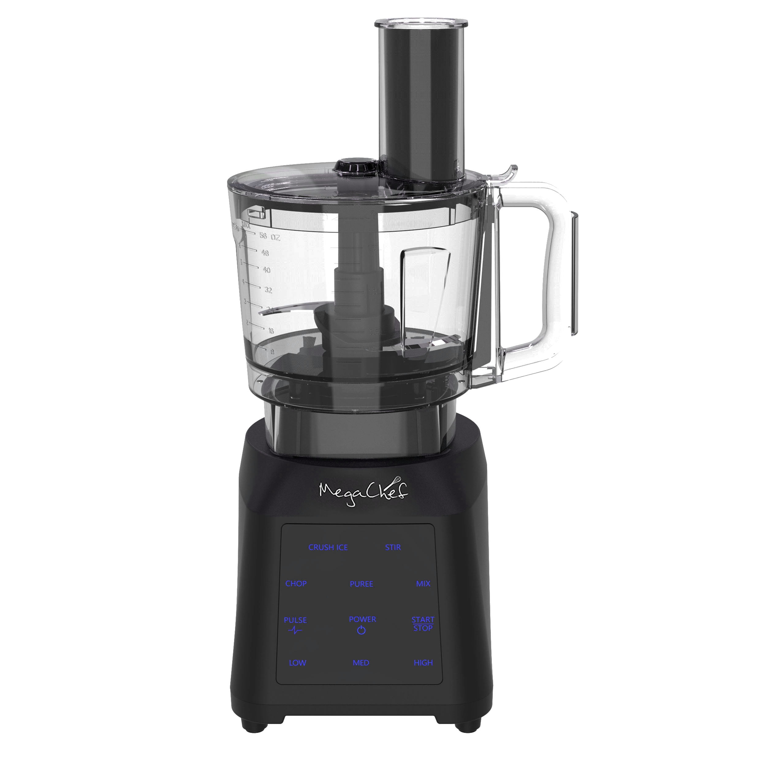 MegaChef 8 Cup Digital Blender with 5 Cup Food Processor and Two 24 Ounce On-The-Go Cup Combo Set