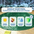 thumbnail image 2 of Swimline Hydrotools Ripstopper Winter Pool Cover for 12 Ft Above Ground Round Pools, 2 of 7