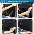 thumbnail image 4 of Parasol cortina coche ventana pantalla cubierta malla coche mosquitera para coches SUV, 4 of 6
