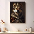 thumbnail image 4 of Dog Canvas Print Funny Swedish Vallhund Dog Painting Poster Vintage Wall Art Starry Night Artwork Picture for Bedroom Decor, 4 of 6