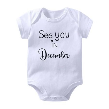 

Summer Savings Clearance! Dezsed Baby Rompers Newborn Girls Boys Short Sleeve Letter Print Jumpsuit Romper Baby Items Summer 2022 Baby Bodysuits Overalls 0-24Months