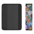 thumbnail image 3 of WYYP Flowers Leaves Vibrant Car Seat Strap Pads Soft Comfort Car Seat Belt Pads Cover 2Pcs, 3 of 6