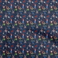 thumbnail image 1 of oneOone Polyester Spandex Navy Blue Fabric Circus Sewing Craft Projects Fabric Prints By Yard 56 Inch Wide, 1 of 5