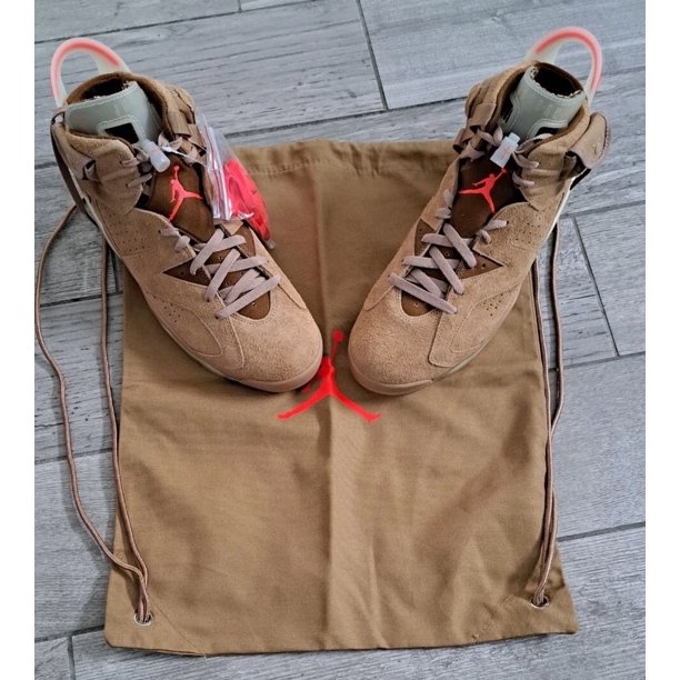 Ni-k-e Size 11 - Jordan 6 Retro x Travis Scott Mid British Khaki