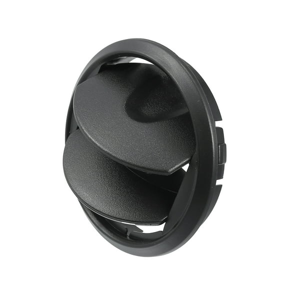 Unique Bargains 76mm 68mm Round Black AC Air Condition Vent Outlet Universal for RV Bus Boat Yacht Caravan - Part of 1