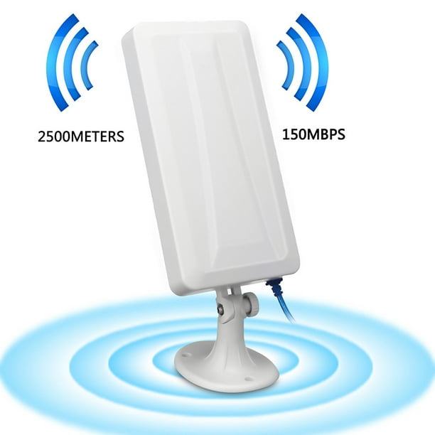 IKemiter 2500M WiFi Longue Portée Répéteur d'Antenne Sans Fil