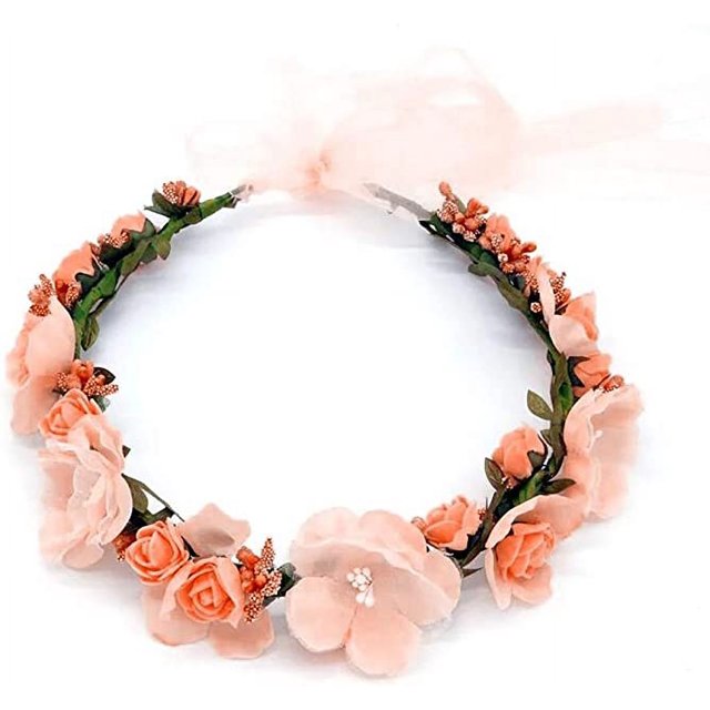 Corona de flores, diademas para mujer, diademas de margaritas, guirnalda floral bohemia, diadema para niñas, adorno para sombrero, fiesta, festival, playa, viajes, accesorios de boda Jieddey JM