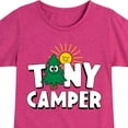 thumbnail image 3 of Instant Message - Camping - Tiny Camper - Toddler & Youth Girls Short Sleeve Graphic T-Shirt, 3 of 6