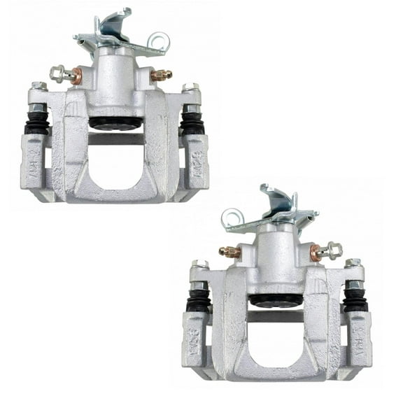 TRQ Rear Brake Caliper Set Compatible with 2009-2013 Dodge Journey