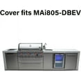 thumbnail image 2 of Mont Alpi Heavy Duty All Weather Water Resistant Grill Top Cover for MAi805, MAi805-D, MAi805-DFC Outdoor Island Stainless Steel Barbecue Gas Grill, 2 of 7