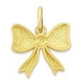 thumbnail image 5 of Golden Fire Solid 10K Gold Bow Charm - Classic Gift for Women, 5 of 6