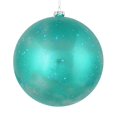 thumbnail image 1 of Vickerman N184342 Boule Ornementale Pailletée Bleu Sarcelle 6 Po. 4 par Sac, 1 of 1